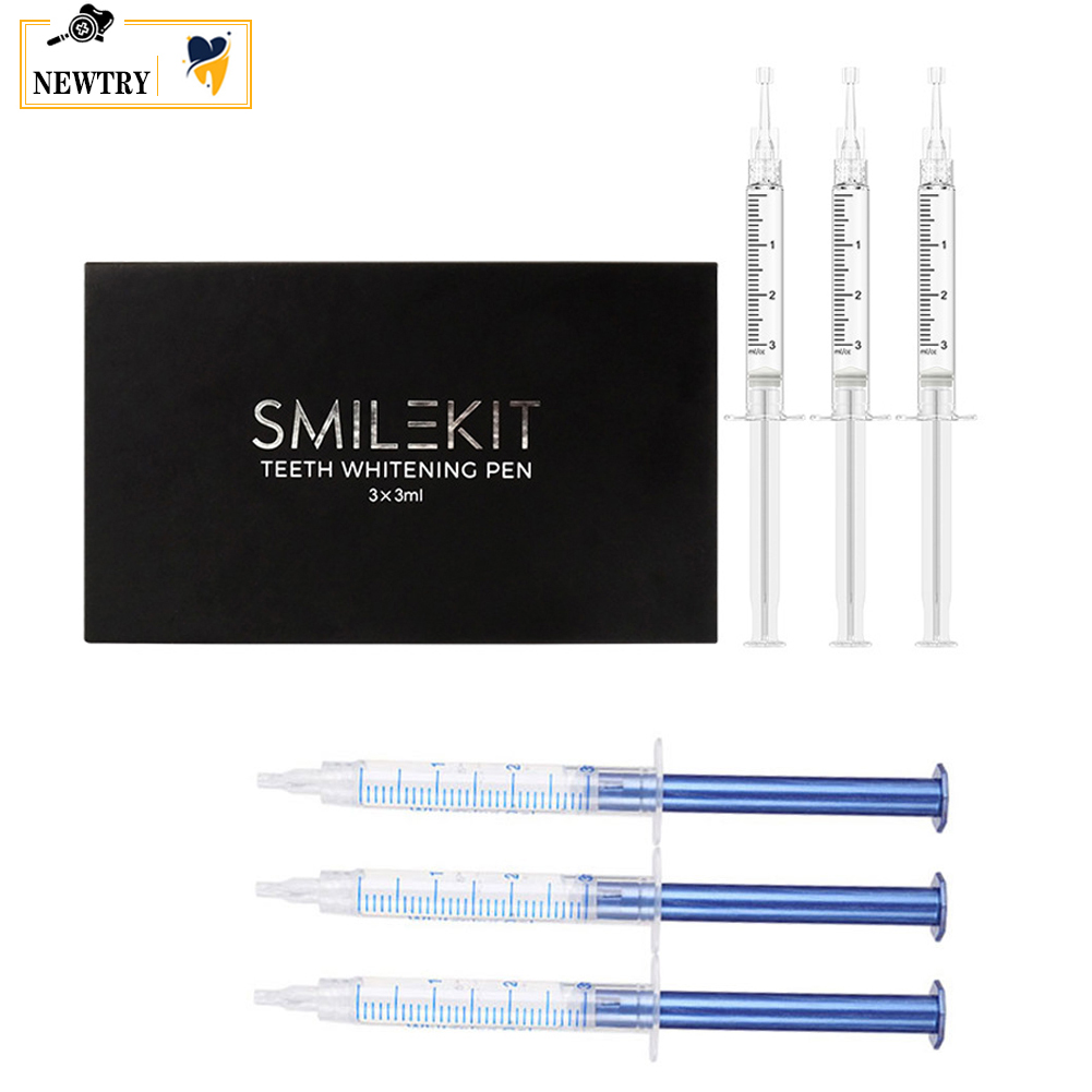 Teeth Whitening At Home - Gel sbiancante per denti con confezione