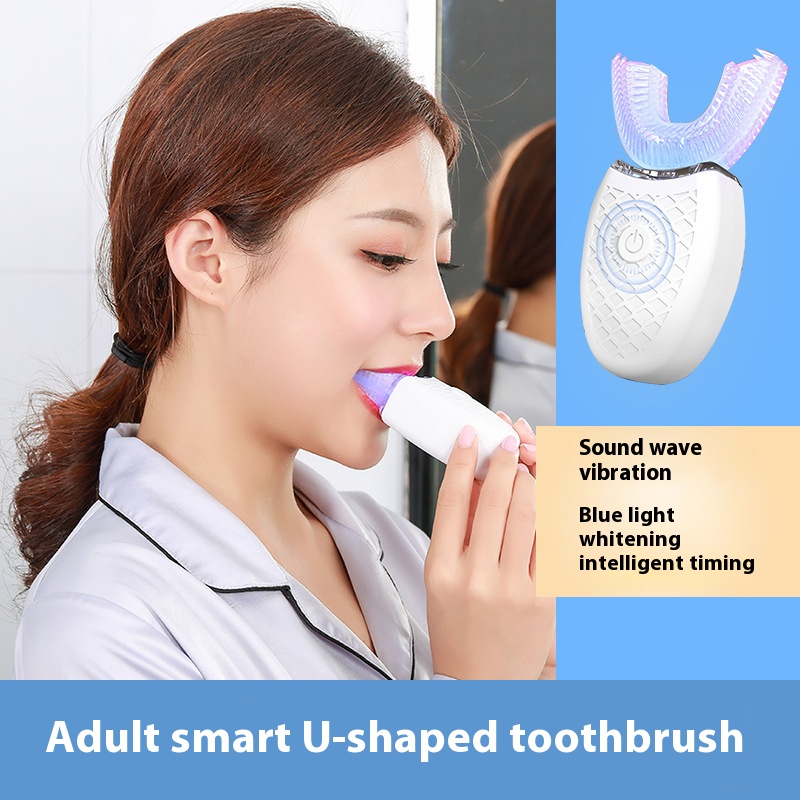 Teeth Whitening Kit - Spazzolino elettrico a forma di U