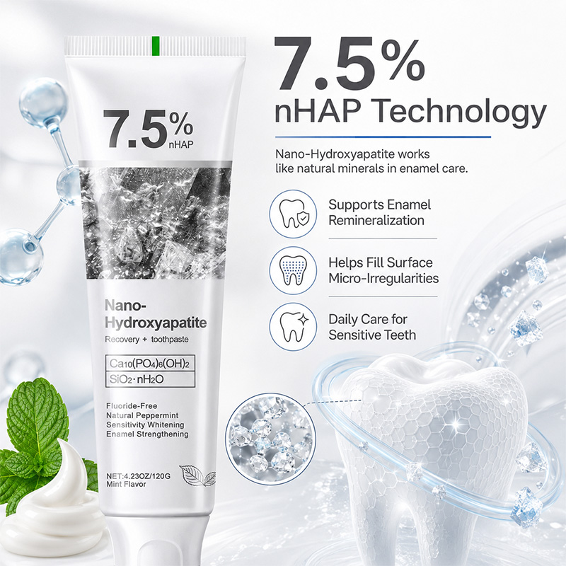 Hydroxyapatite Toothpaste - Set da 5/6 Pezzi di Dentifricio