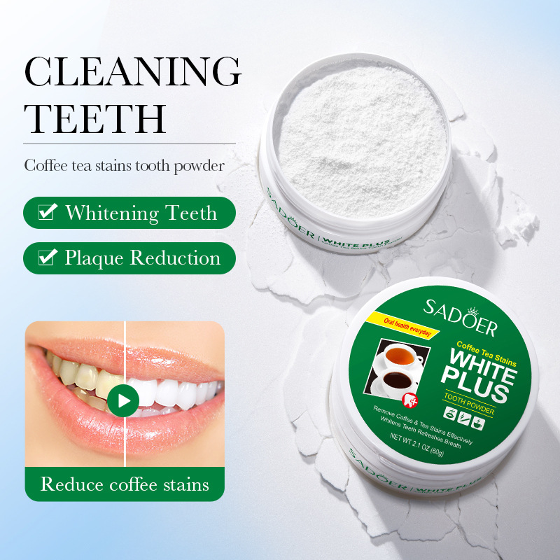 Whitening Powder Activated - Carbone di bambù Carbone attivo Sbiancamento