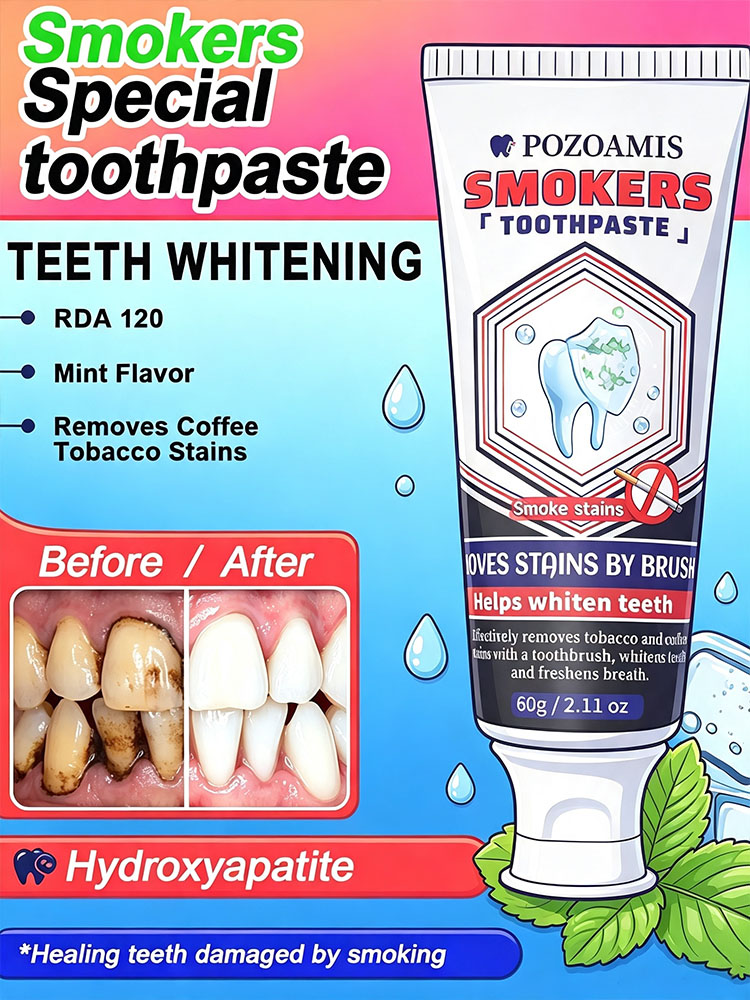 Hydroxyapatite Toothpaste - POZOAMIS Dentifricio con 30% di idrossiapatite,