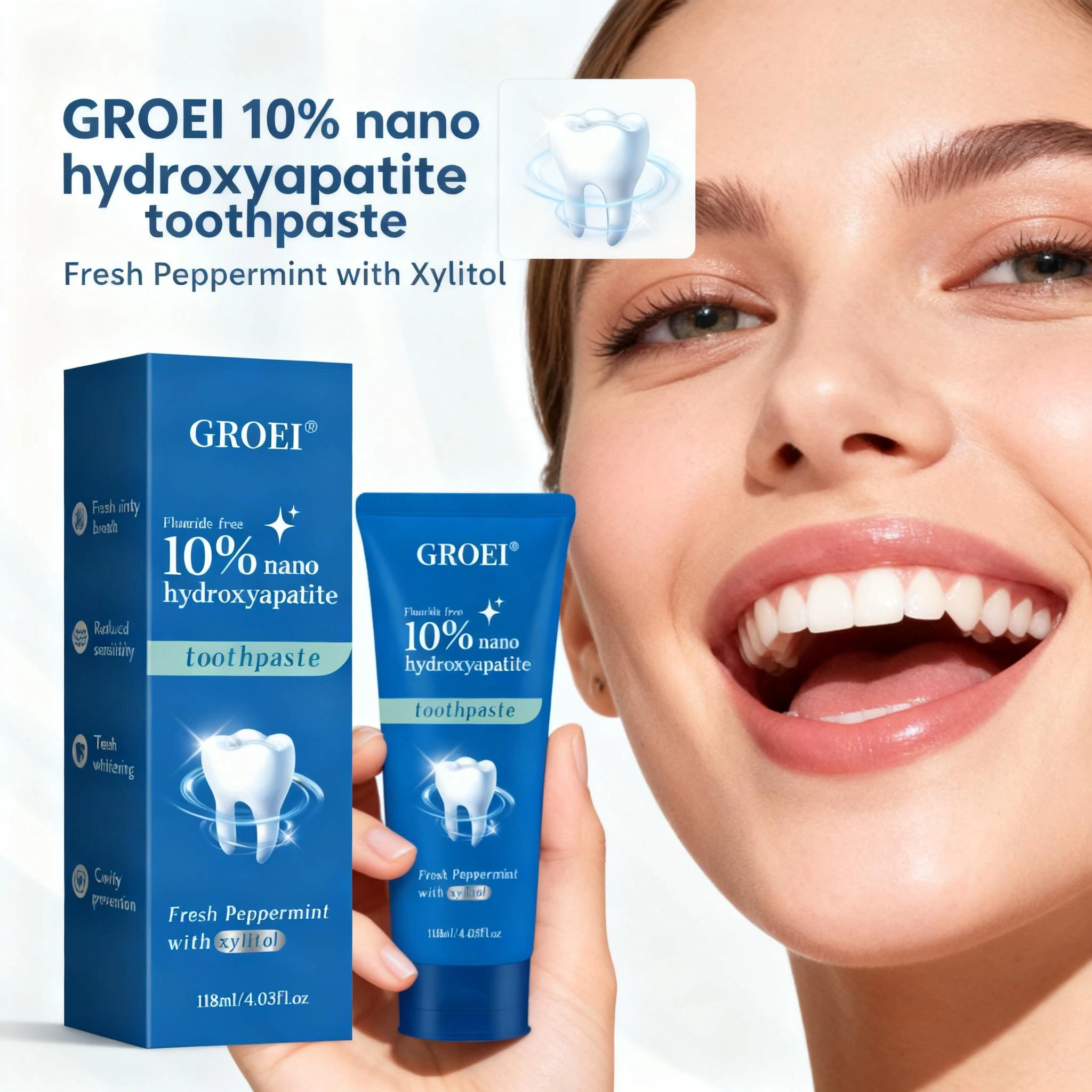 Hydroxyapatite Toothpaste - Dentifricio allo xilitolo per la prevenzione