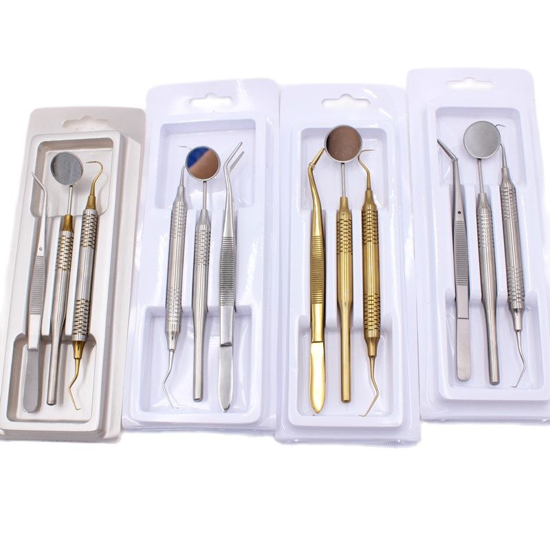 Teeth Whitening Lab - 3 pz/pacco In Acciaio Inox Kit