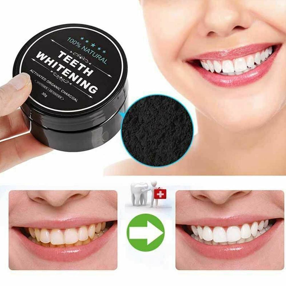 Whitening Powder Activated - Smalto in polvere di carbone organico