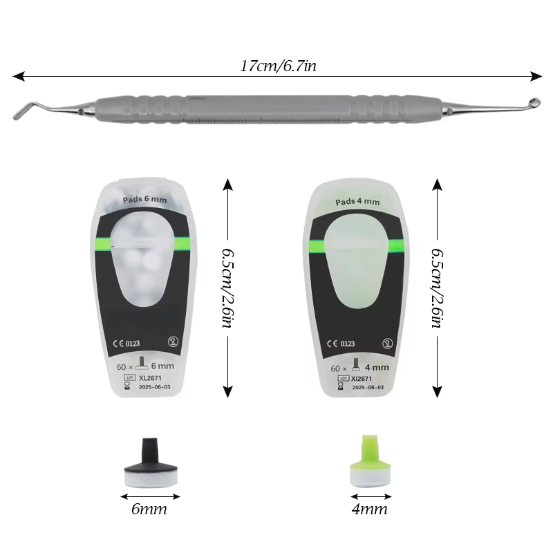 Teeth Whitening Kit - Kit composito dentale con strumenti per