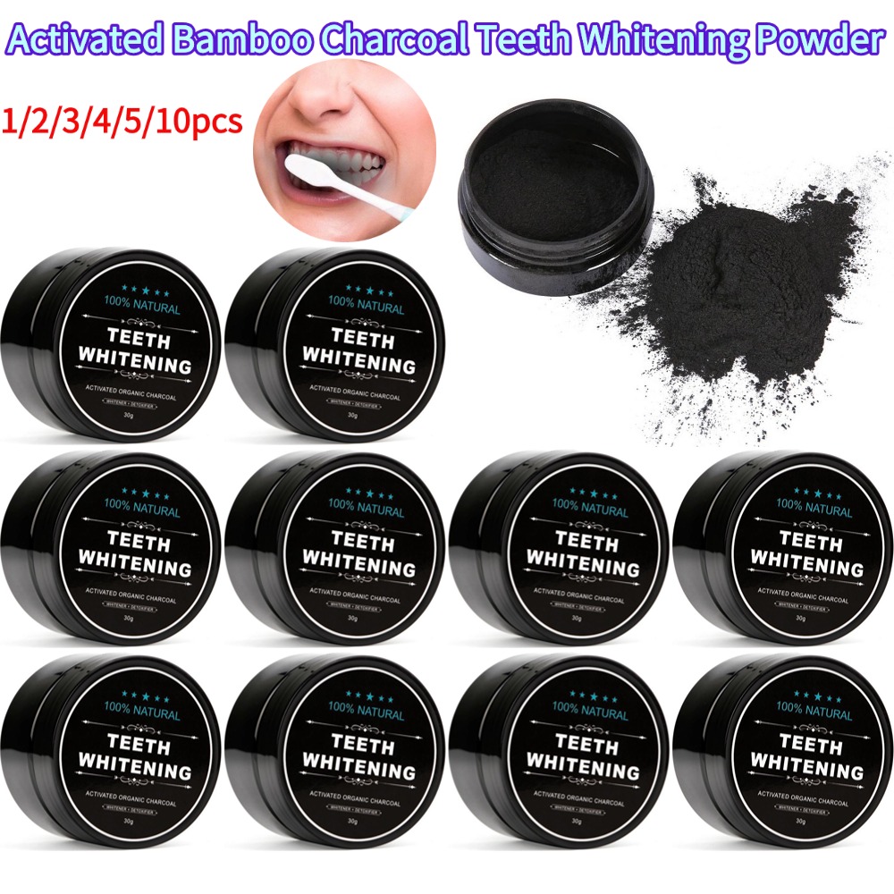 Whitening Powder Activated - Polvere sbiancante per denti Carbone di