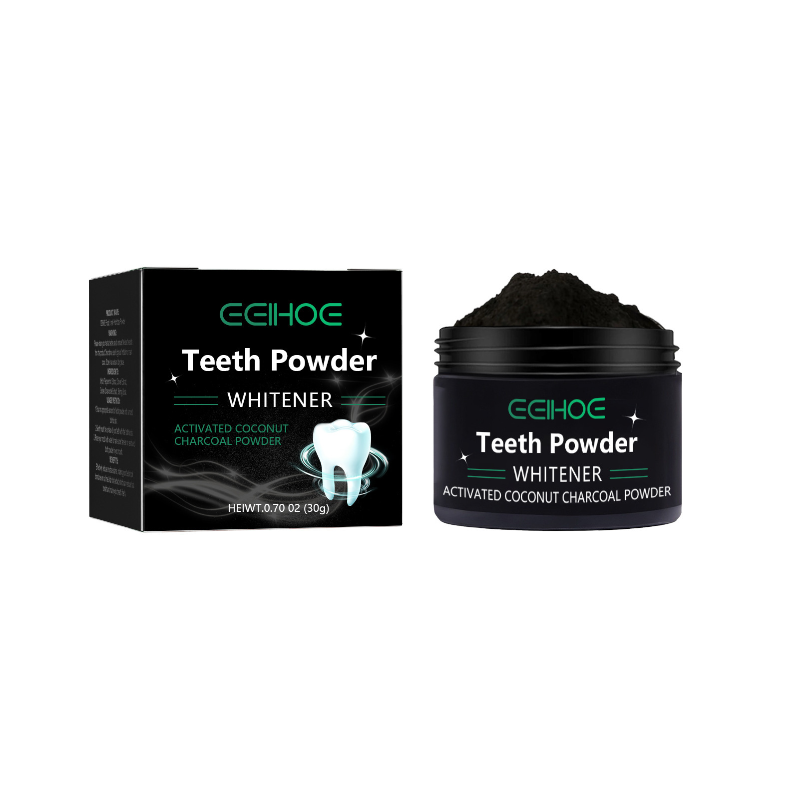 EELHOE Polvere di carbone per  - Whitening Powder Activated recensione e prezzo