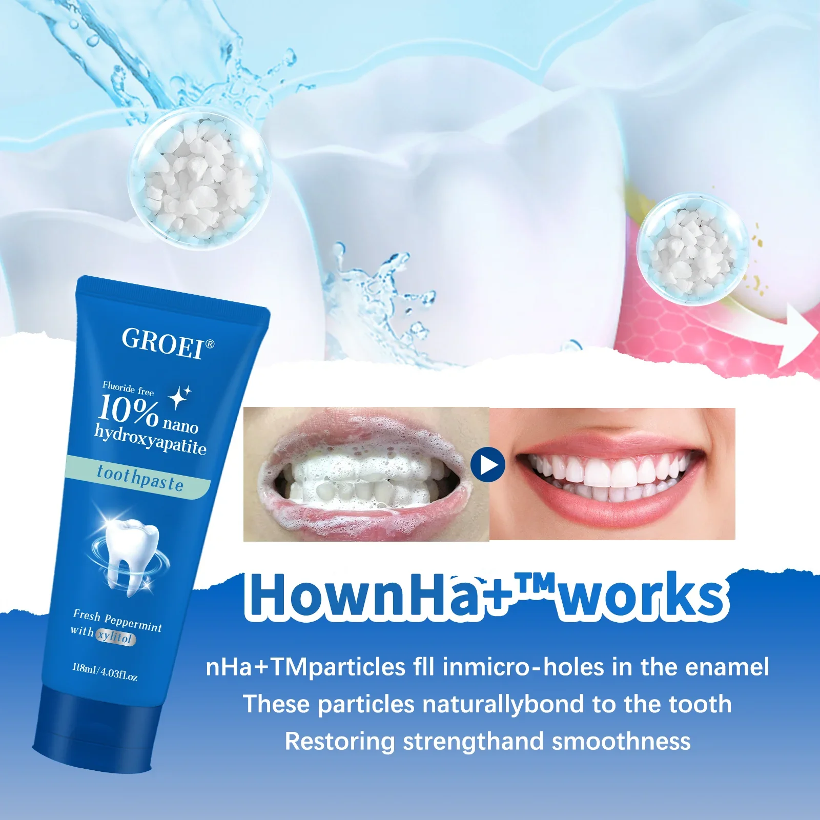 Dentifricio allo xilitolo per  - Hydroxyapatite Toothpaste recensione e prezzo
