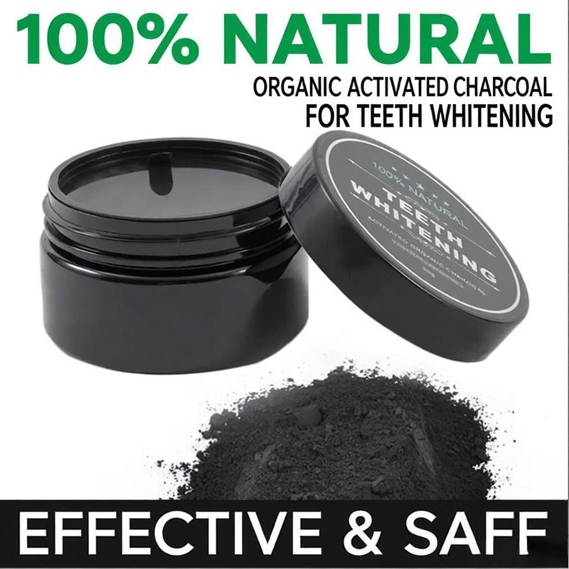 Polvere sbiancante per denti a - Whitening Powder Activated recensione e prezzo