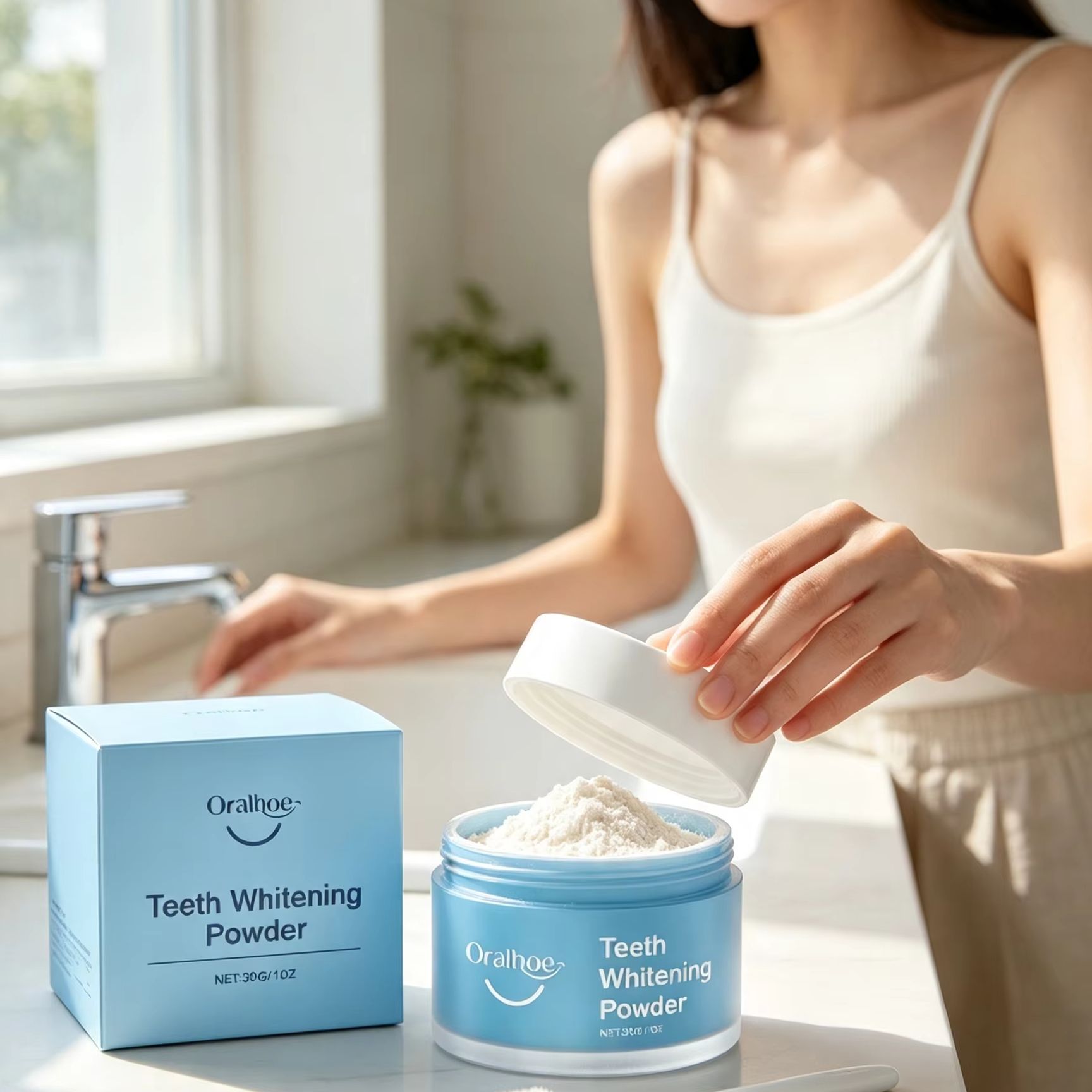 Polvere Dentale Oralhoe per Pu - Teeth Whitening At Home recensione e prezzo