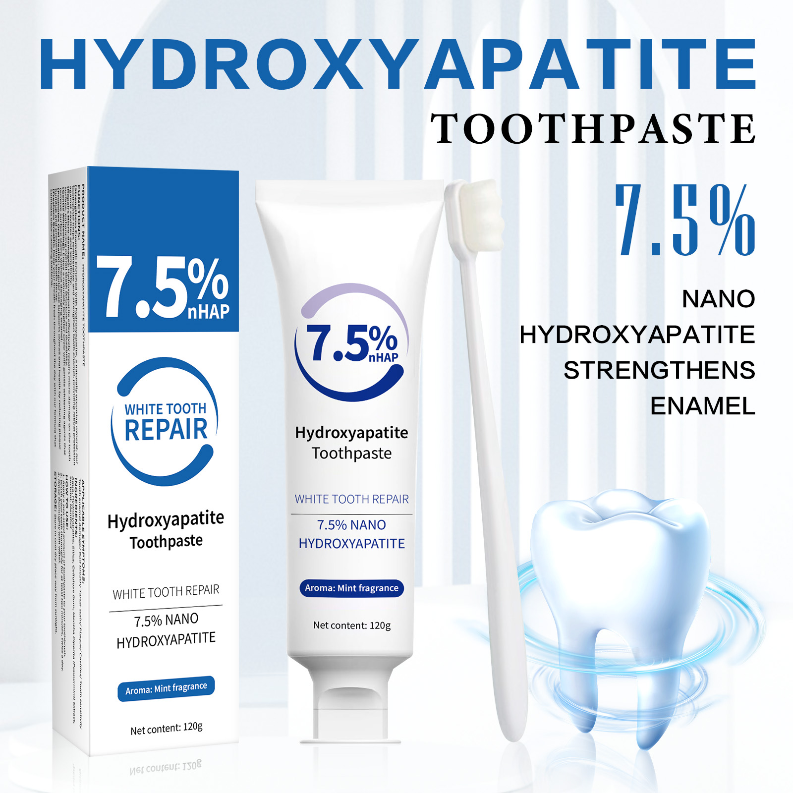Dentifricio idrosapatite da 12 - Hydroxyapatite Toothpaste recensione e prezzo