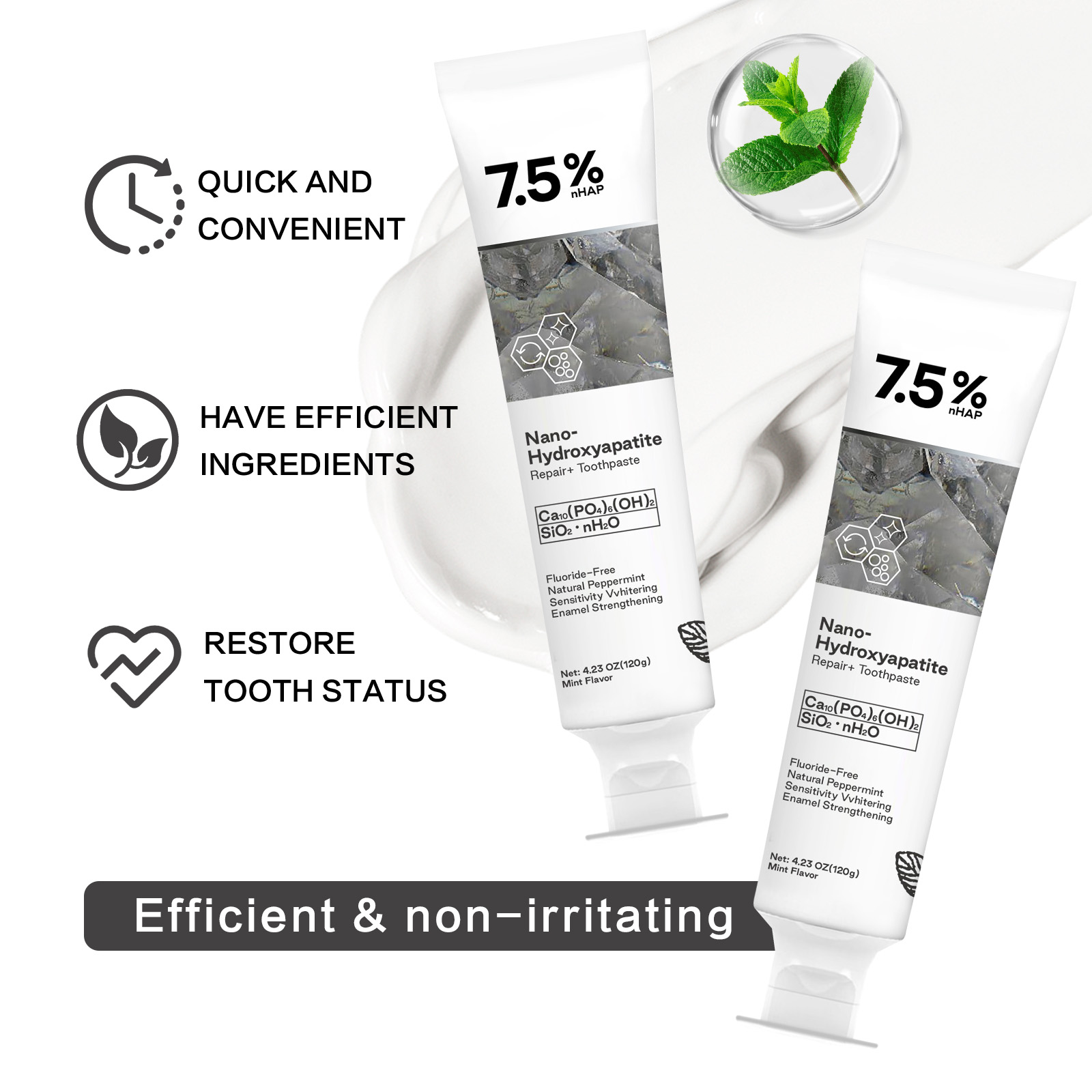Dentifricio sbiancante all'idr - Hydroxyapatite Toothpaste recensione e prezzo