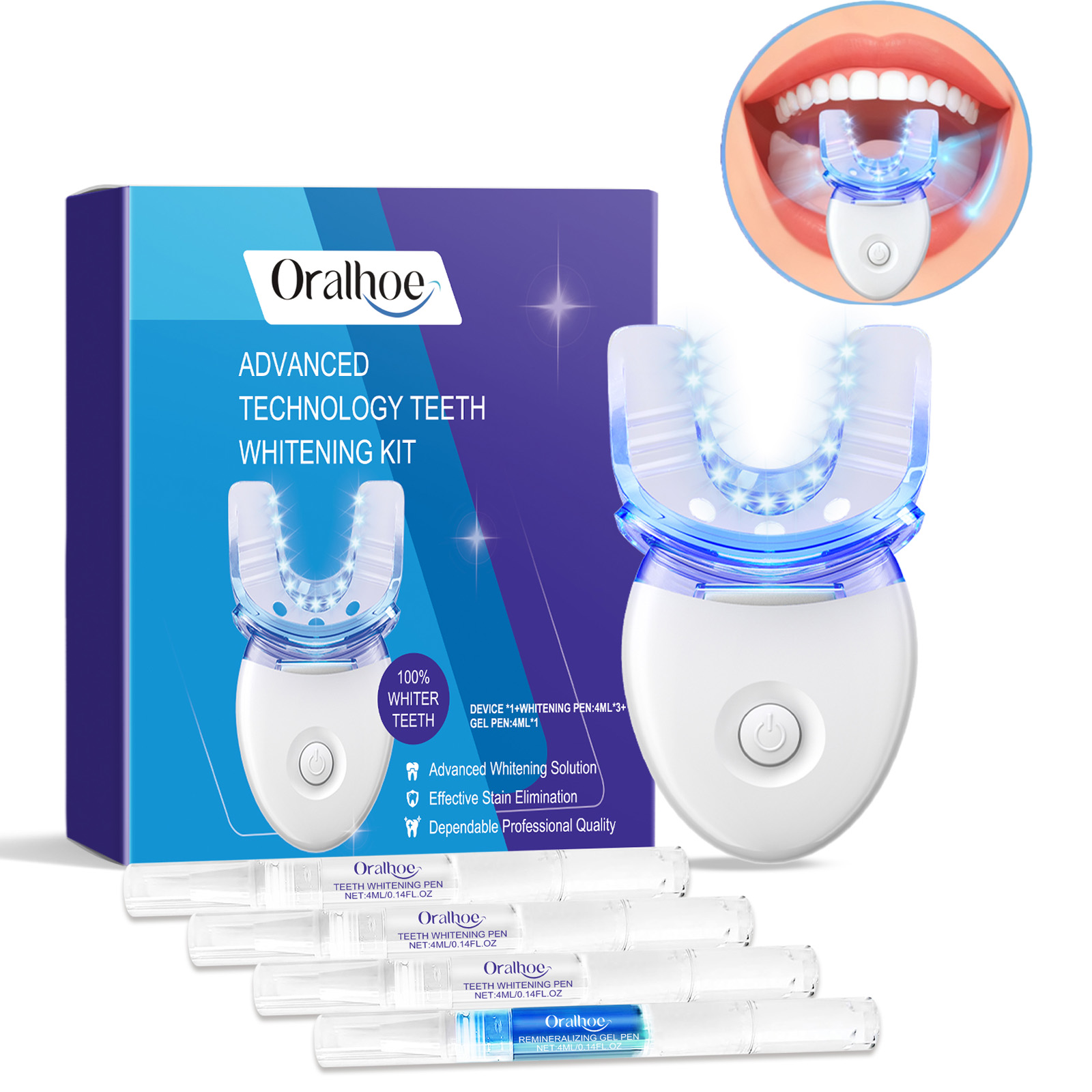 Kit luce LED professionale per - Teeth Whitening Hismile recensione e prezzo